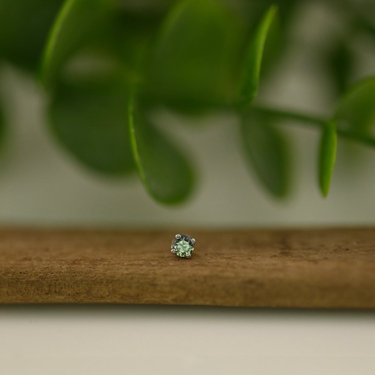 2.5mm Round 4 Prong  - Threadless