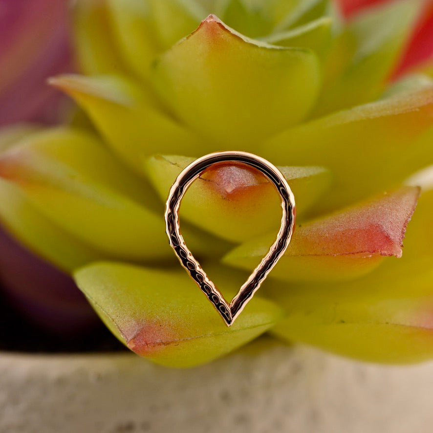 Teardrop Seam Ring