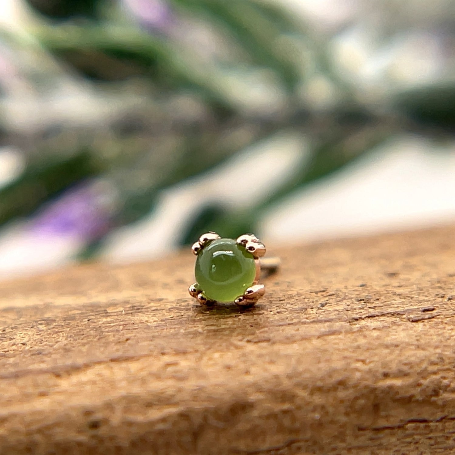 2mm Round Cab Prong - Agave in Bloom