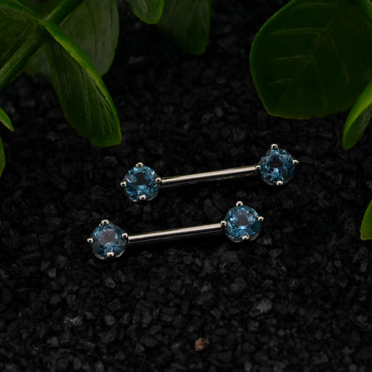 Prong Bell Nipple Barbell Pair