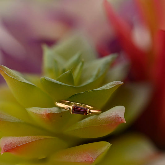 Tapered Baguette Fixed Ring
