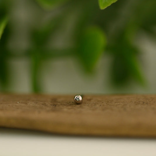 14K Gold Bead - Threadless