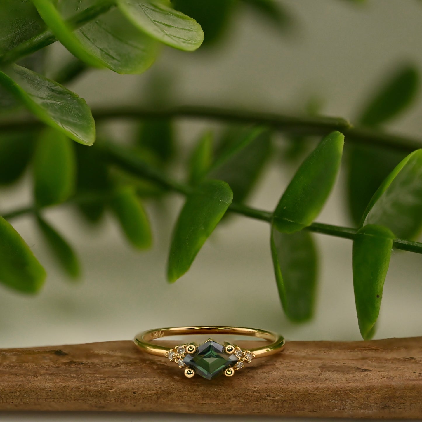 Diamond Shape Gemstone Ring