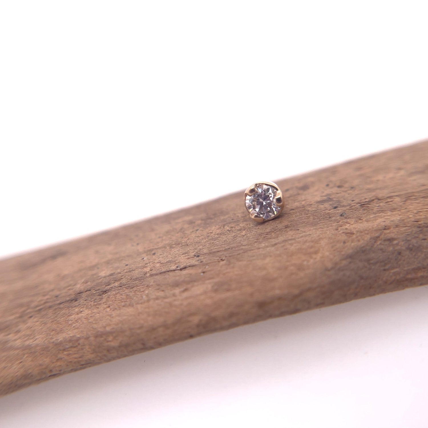 3mm 3 Prong Gemstone - Threaded - Agave in Bloom