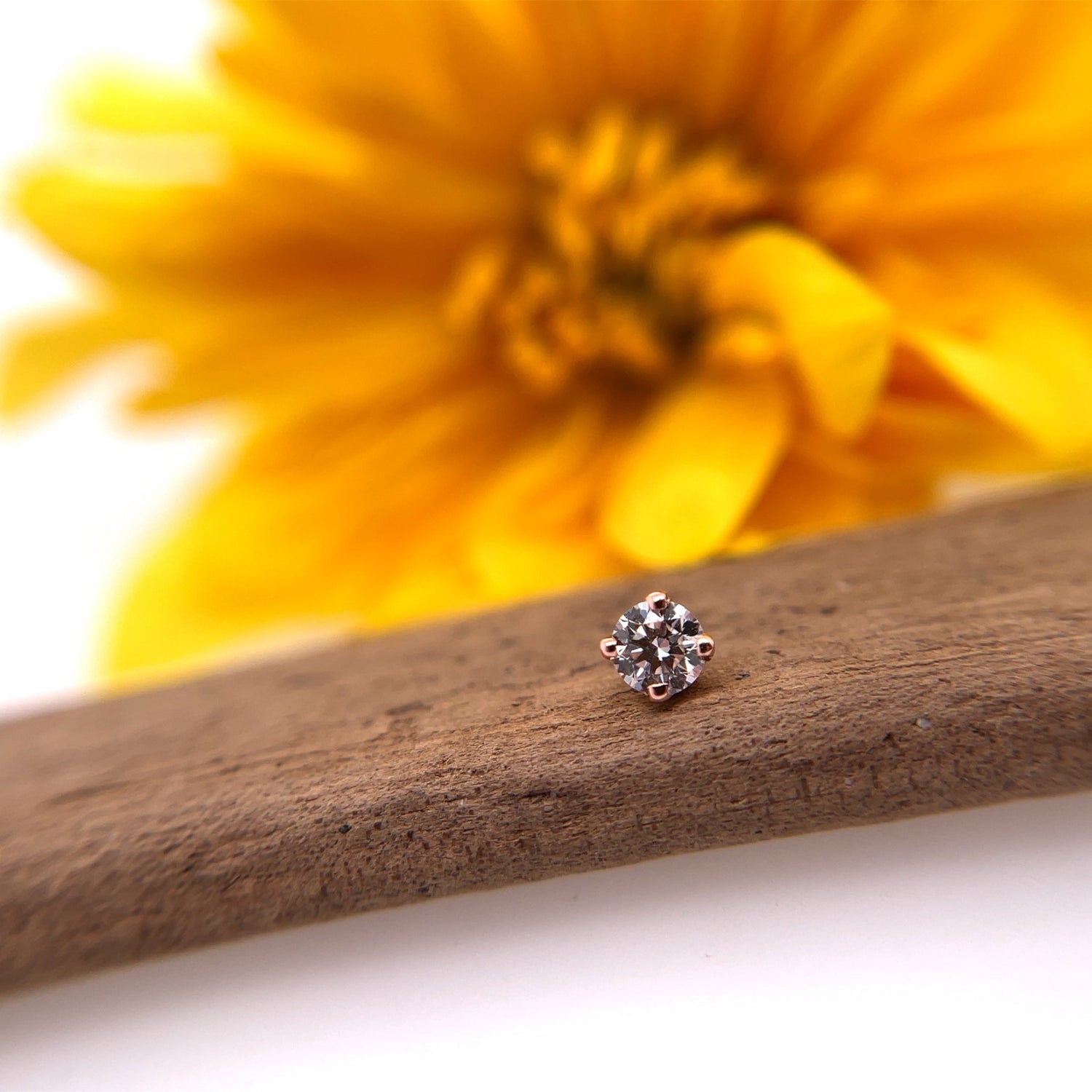 3mm Four Prong - Threaded - Agave in Bloom