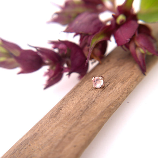 3mm Round Cab Prong - Threaded - Agave in Bloom