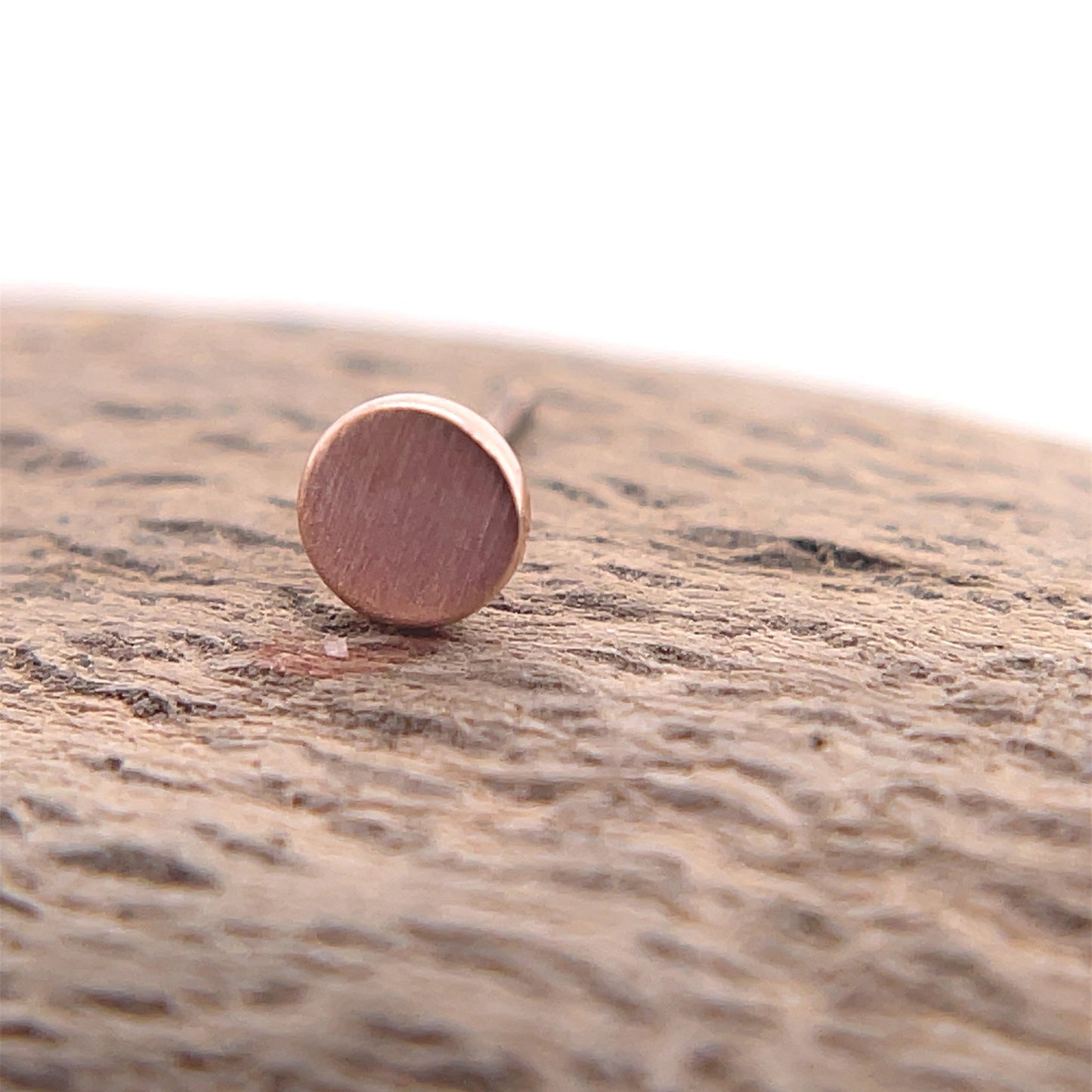 3mm Round Disc - Brushed Finish - Agave in Bloom