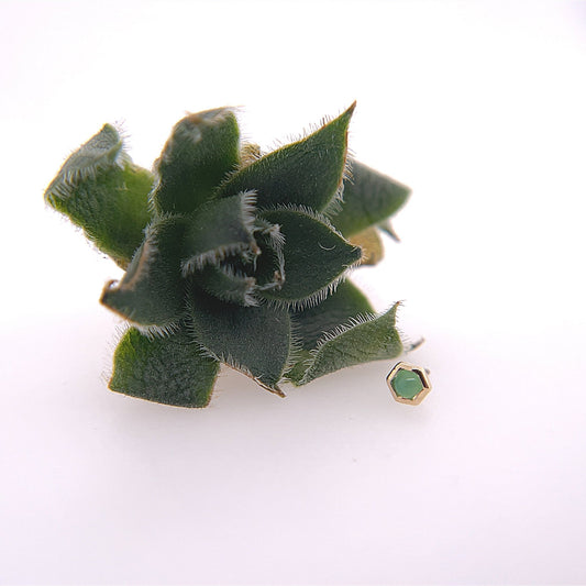 3mm Single Honeycomb with Gemstone - Agave in Bloom