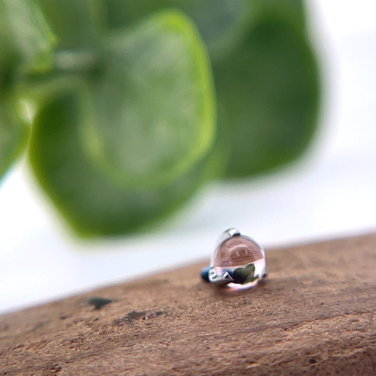 3mm Titanium Claw Set Orb Gems - Agave in Bloom