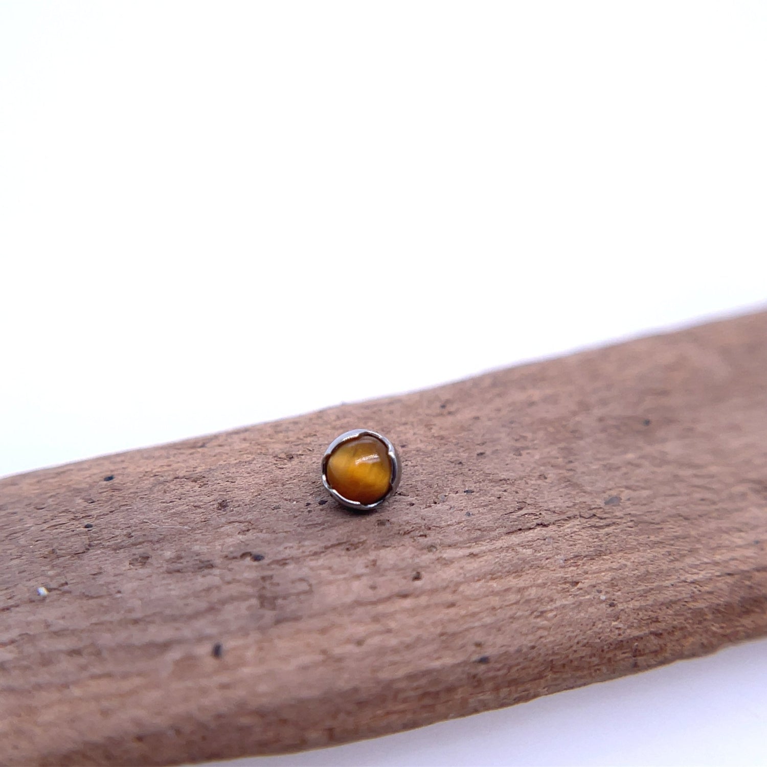 3mm Titanium Prong - 16g Threaded - Agave in Bloom