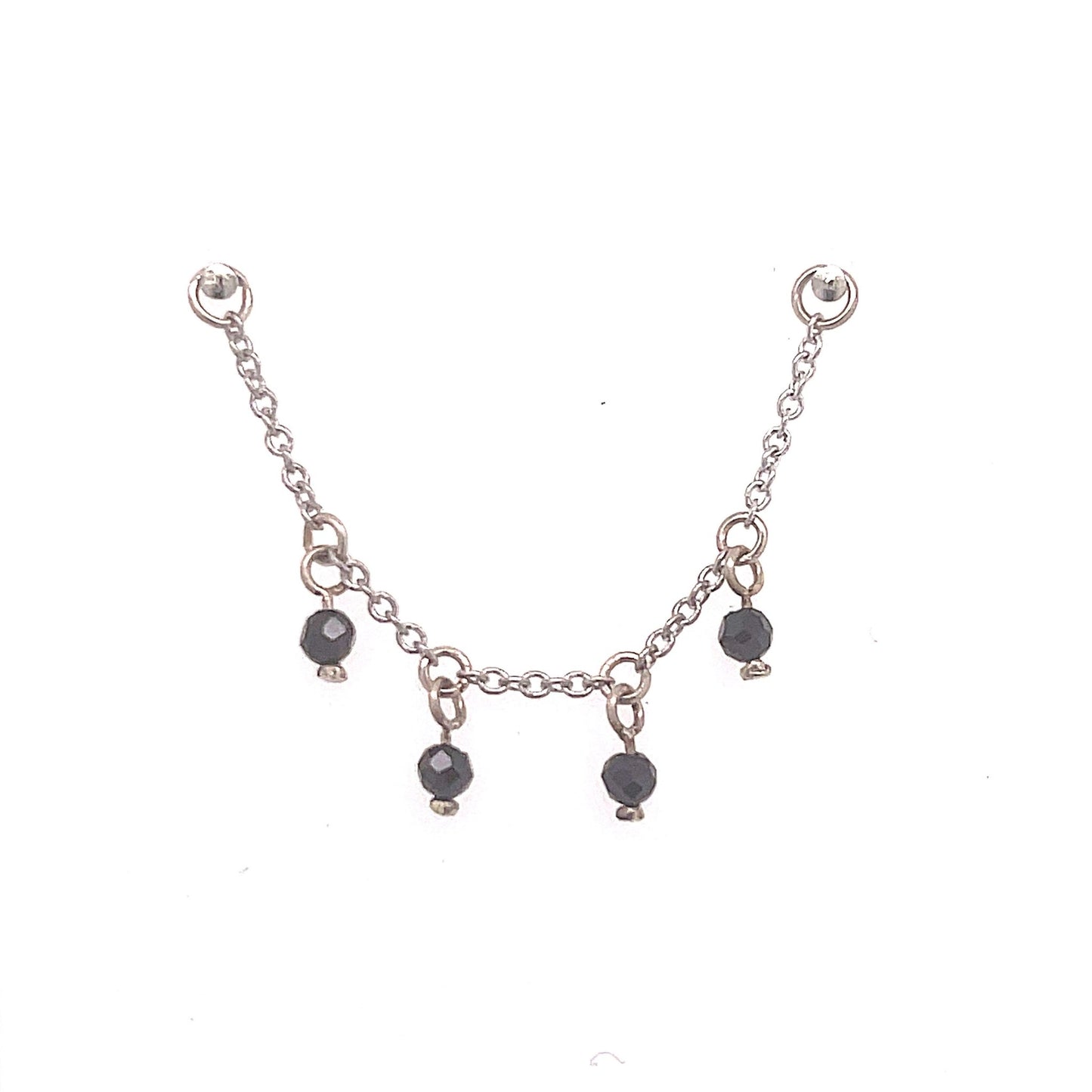 4 Gem Bead Charm Chain - Agave in Bloom