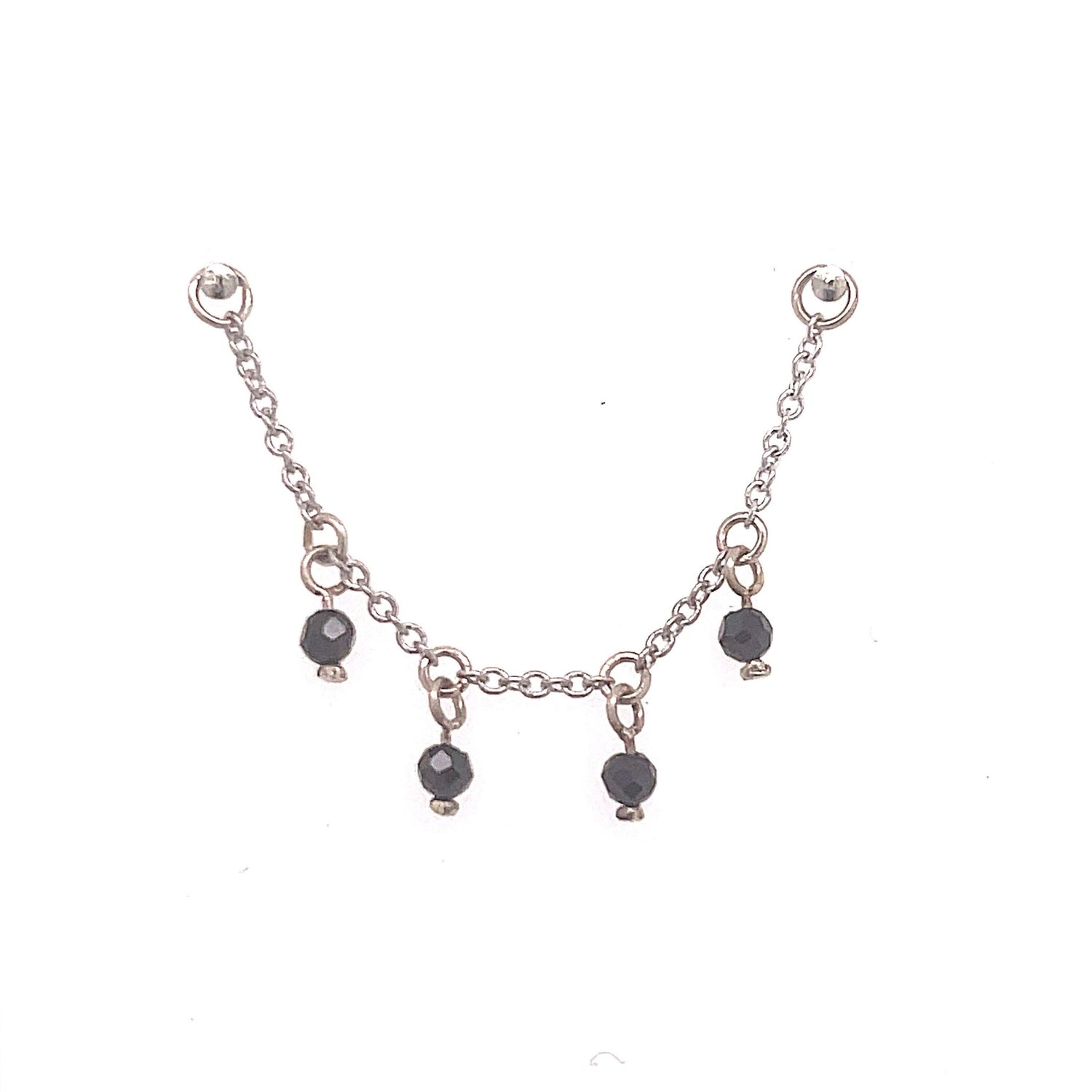 4 Gem Bead Charm Chain - Agave in Bloom