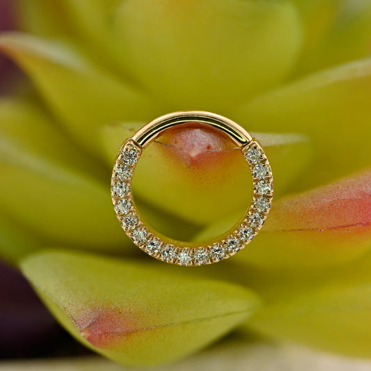 Gem Oaktier Hinge Ring