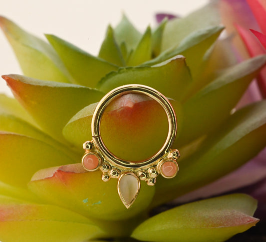 Eden Pear Seam Ring