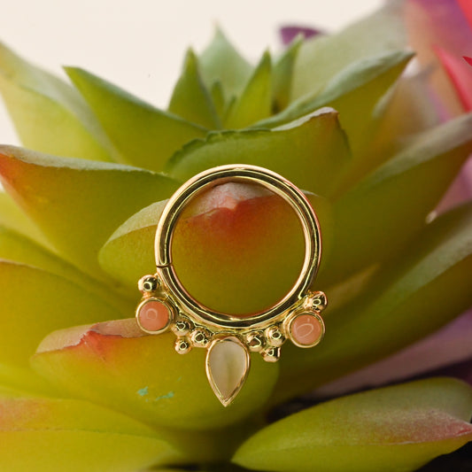 Eden Pear Seam Ring