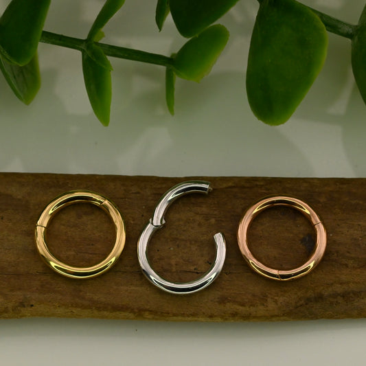14g Clicker - 18K Gold
