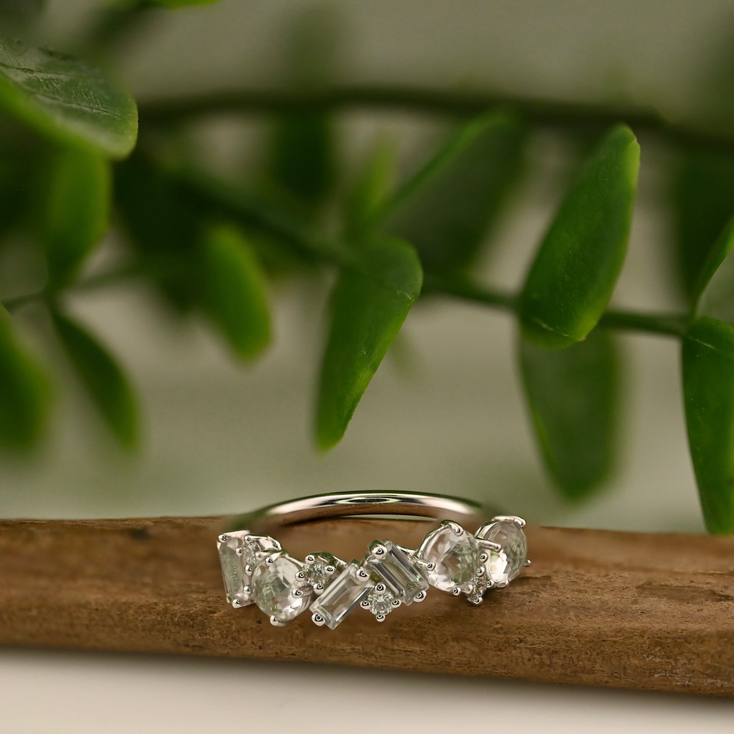 Mix Cut Gemstone Ring