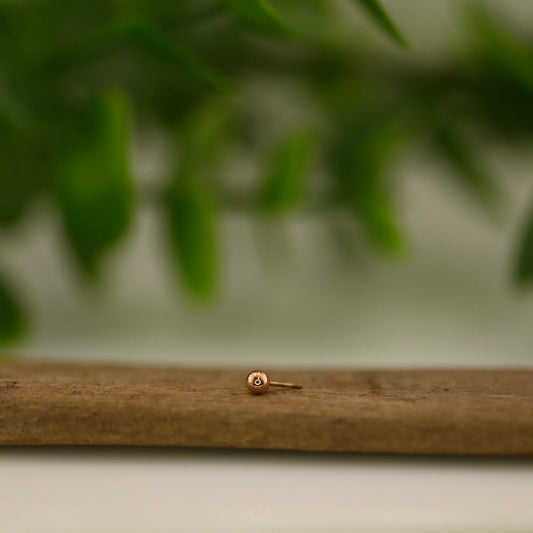 14K Gold Bead - Threadless