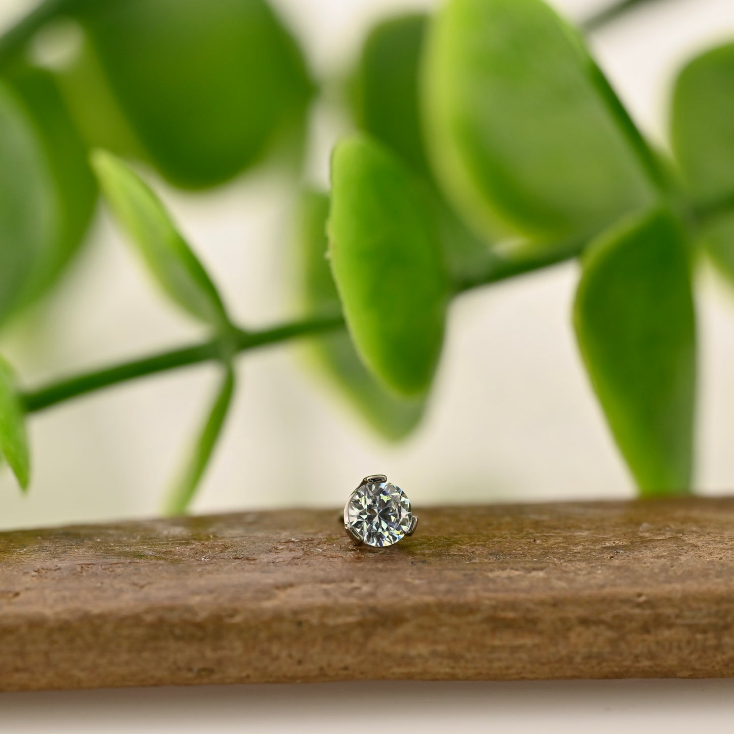 Titanium Prong Set 3mm Gem