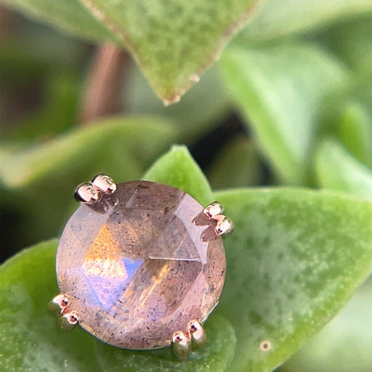 6mm Round Cab Prong - Threaded - Agave in Bloom