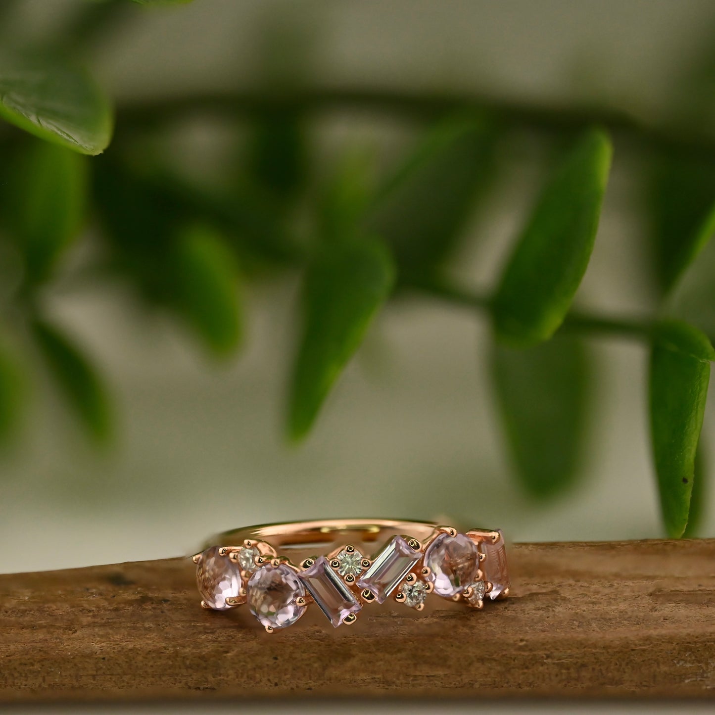 Mix Cut Gemstone Ring