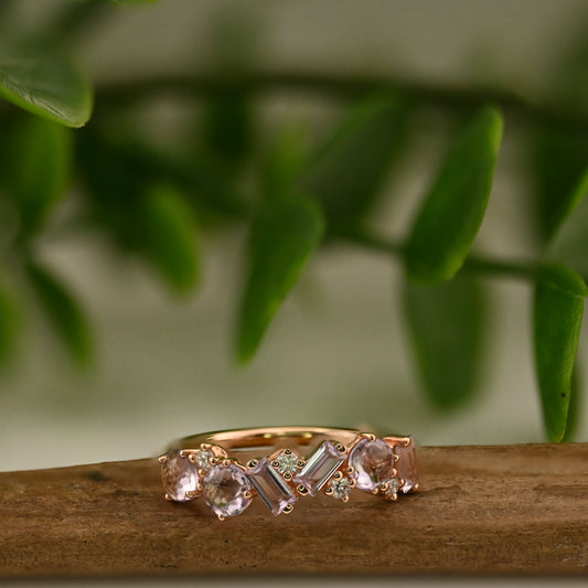 Mix Cut Gemstone Ring