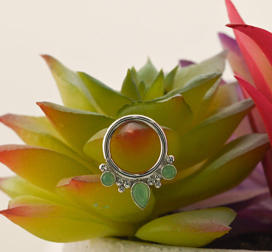 Eden Pear Seam Ring