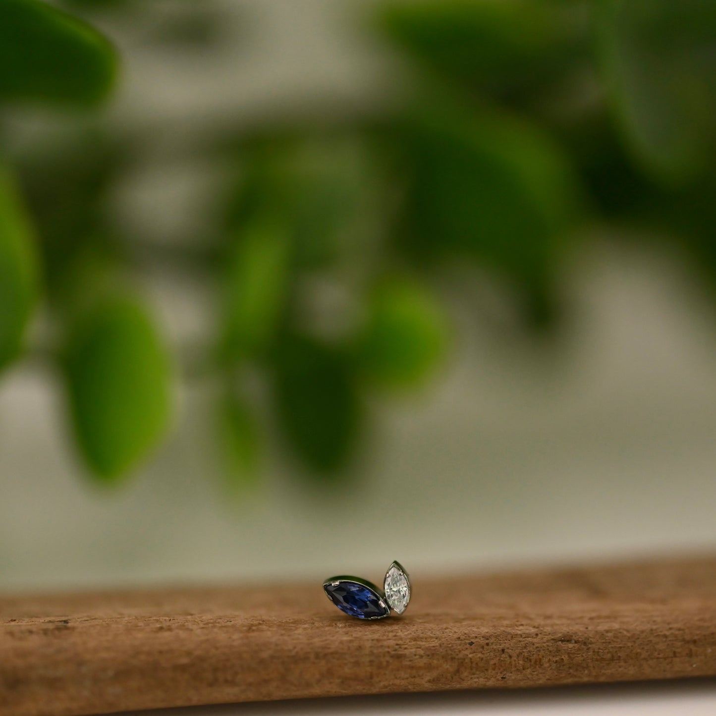 Titanium Marquise Duo End