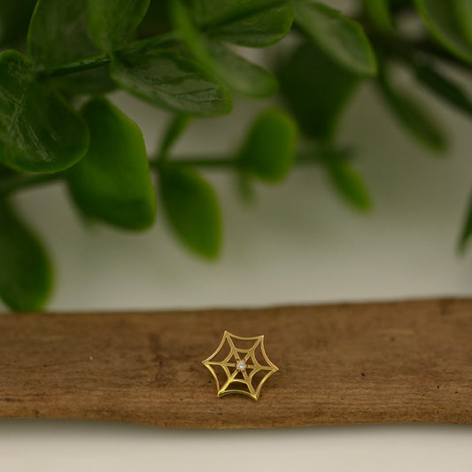 Spiderweb with Gem Center