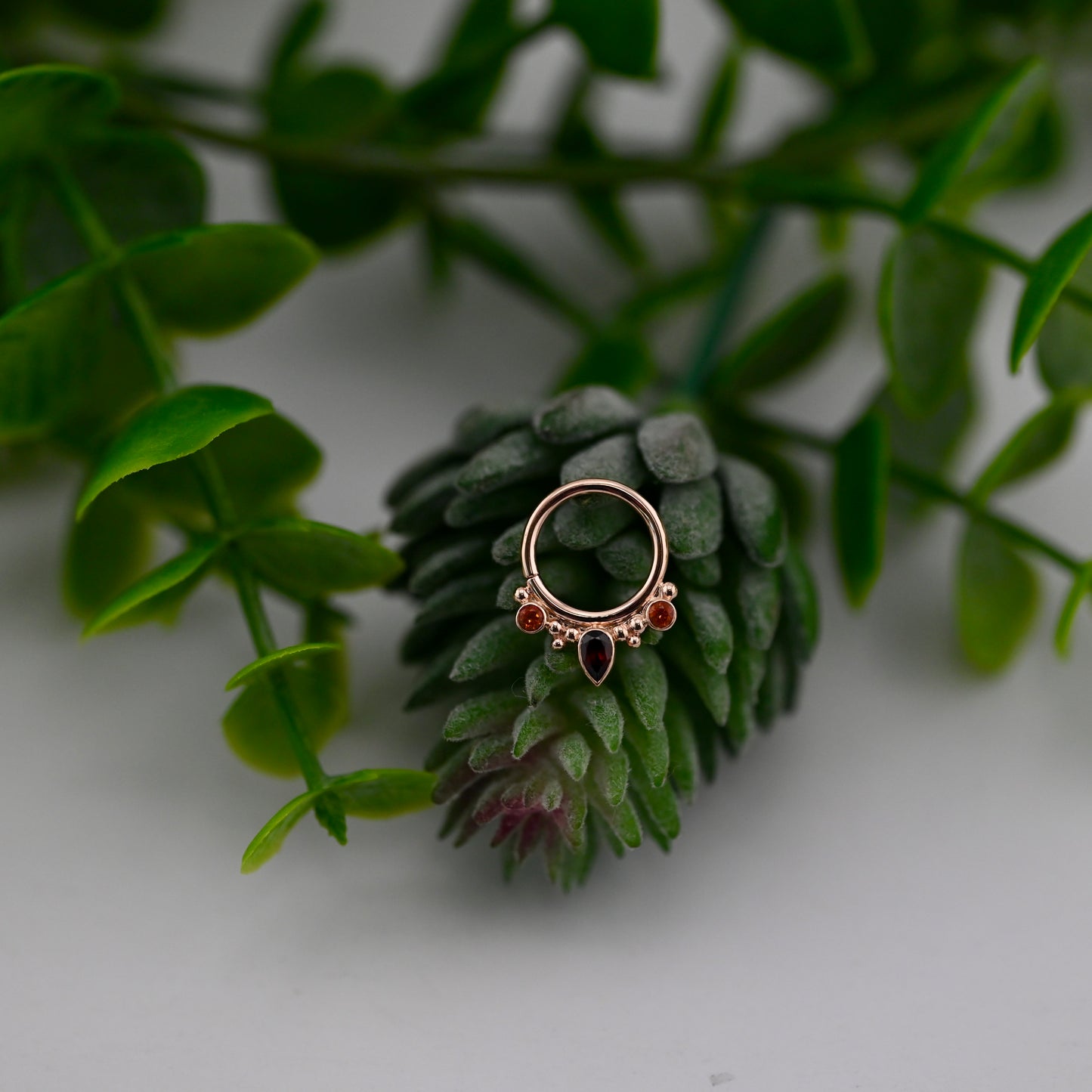 Eden Pear Seam Ring