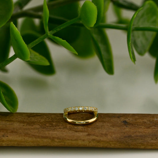 Double Hooped Gemmed Clicker