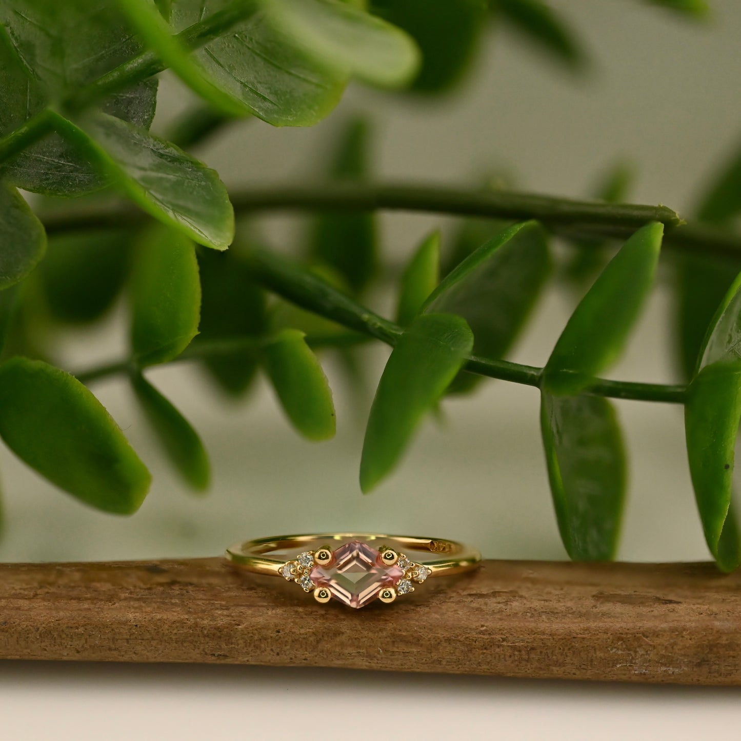 Diamond Shape Gemstone Ring