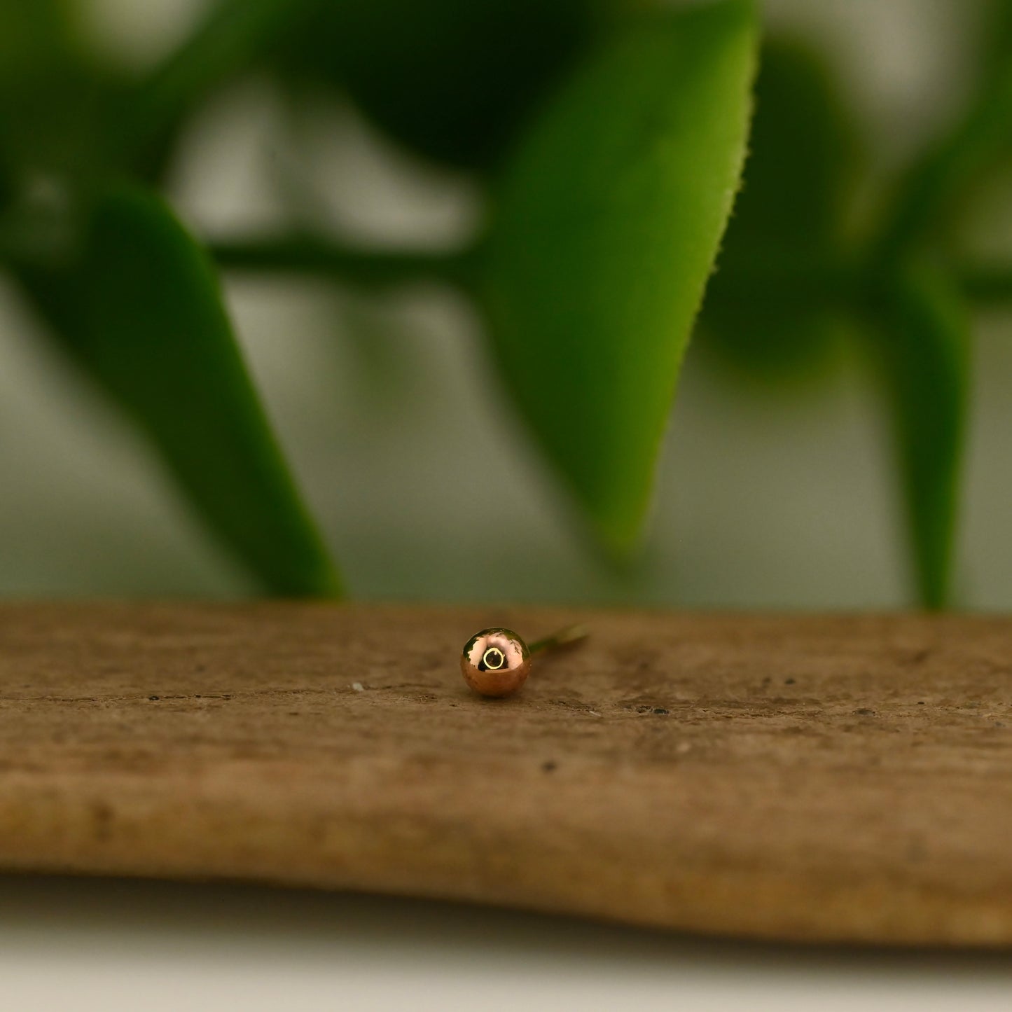 14K Gold Bead - Threadless