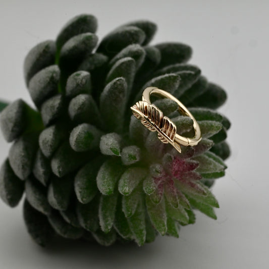 Feather Seam Ring - Navel Orientation