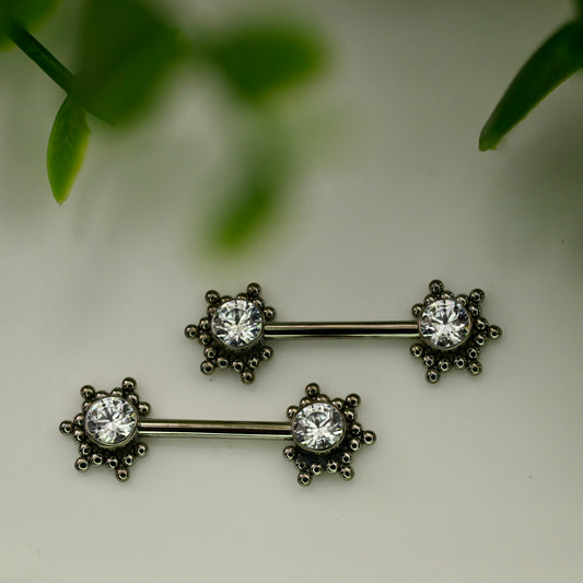 Haute Couture Nipple Barbell Pair - HC1T-34