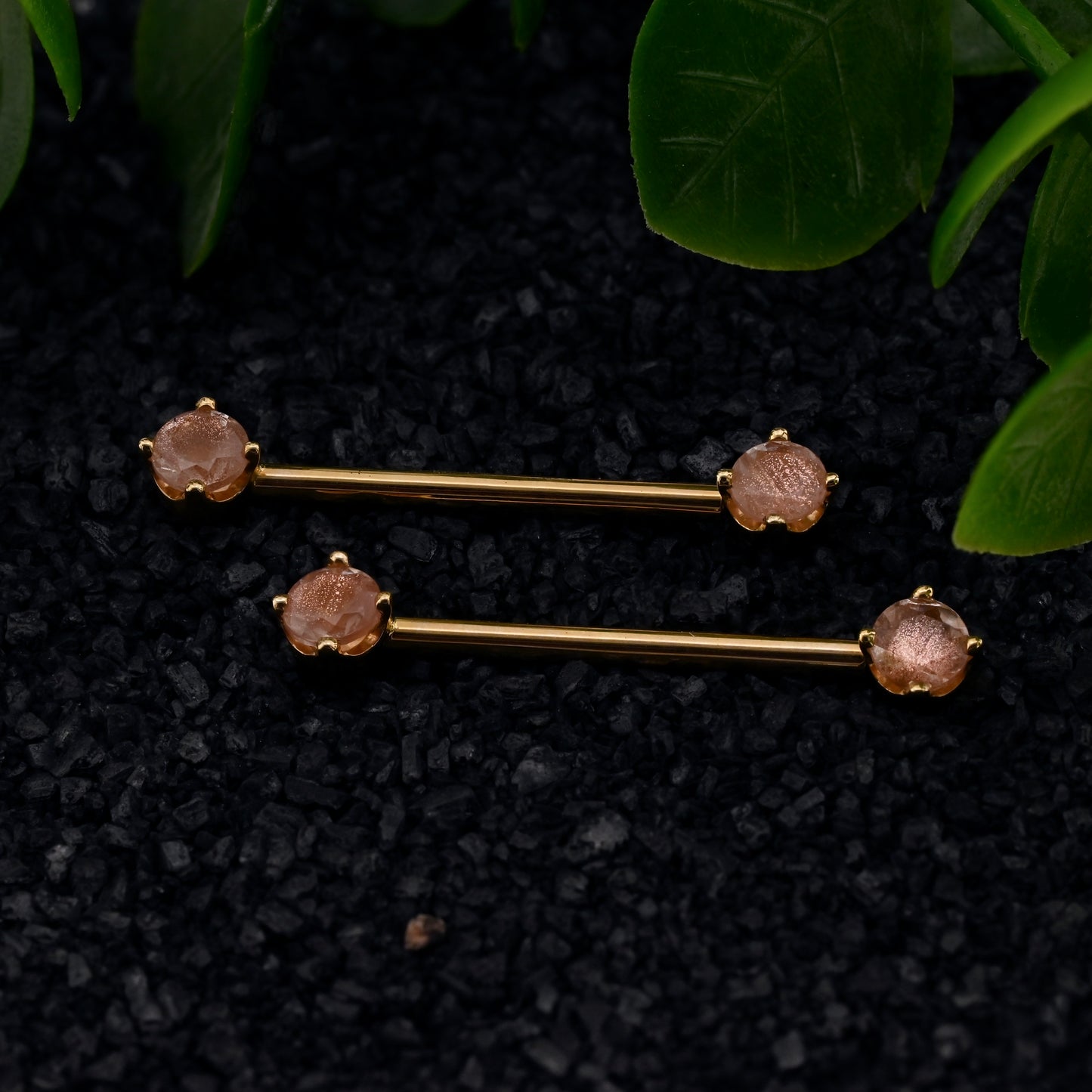 Prong Bell Nipple Barbell Pair