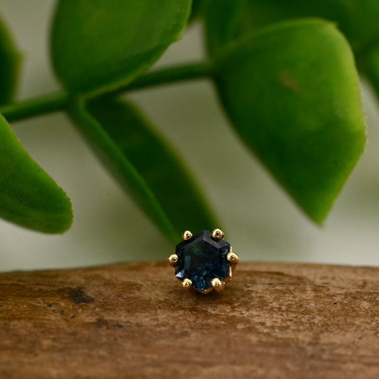 Hexagon Prong 4mm - Threaded