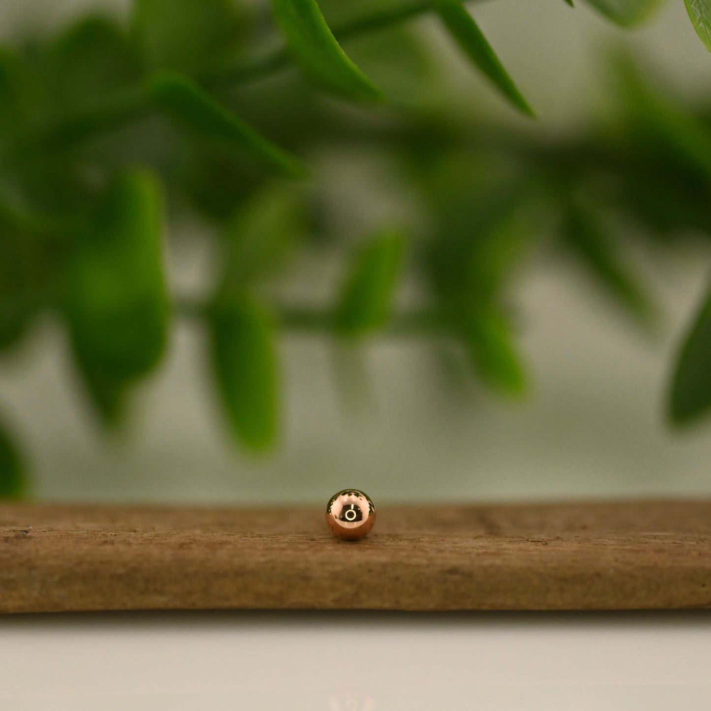 14K Gold Bead - Threadless