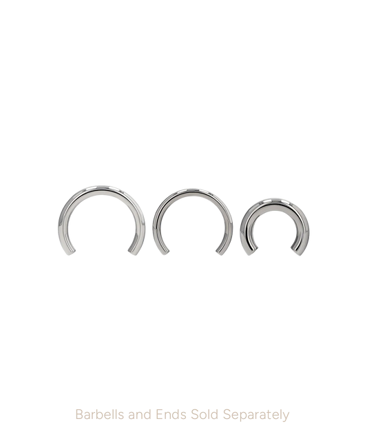 Titanium Circular Barbell Shaft - 10g - 6g