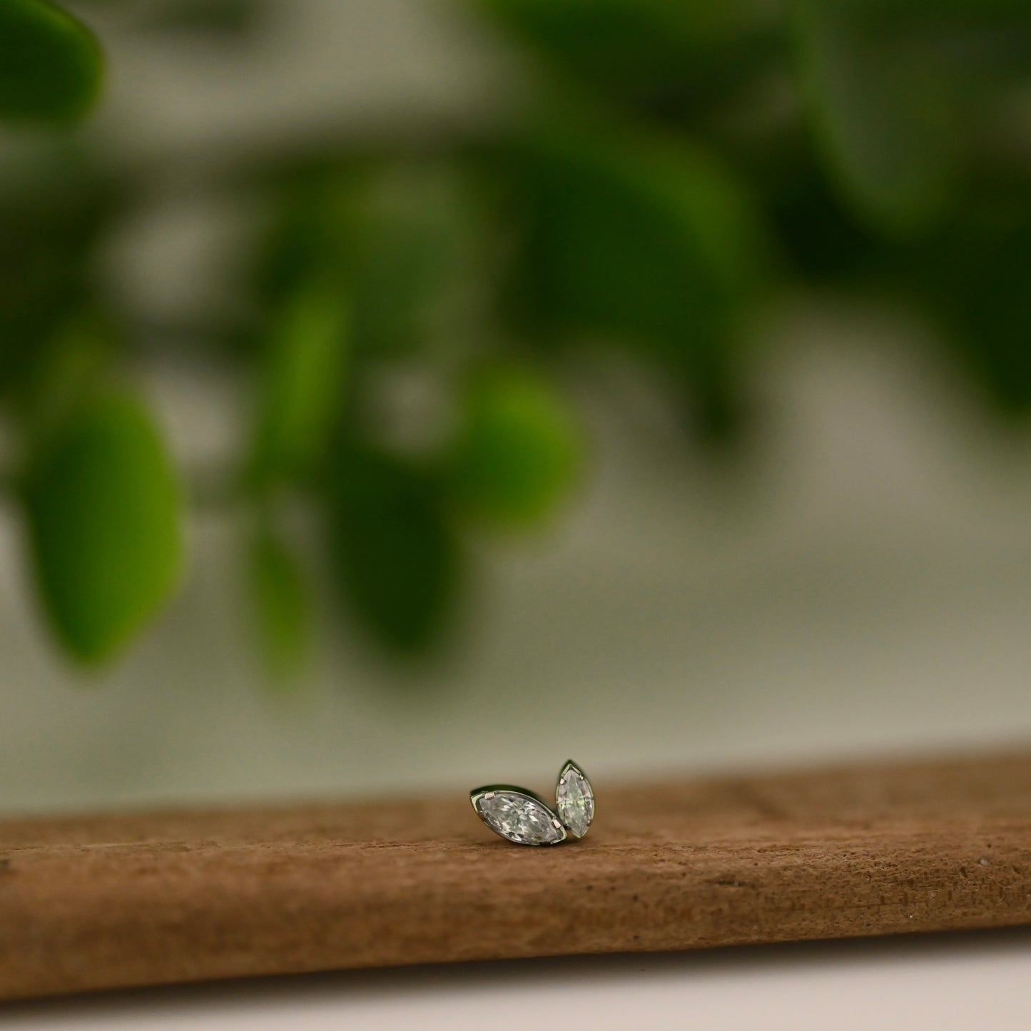 Titanium Marquise Duo End