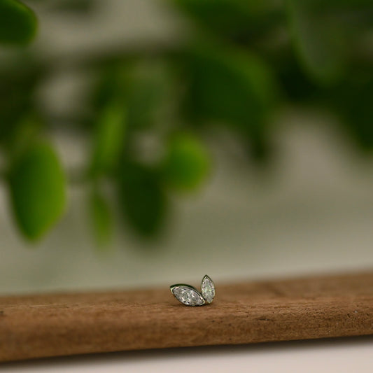 Titanium Marquise Duo End