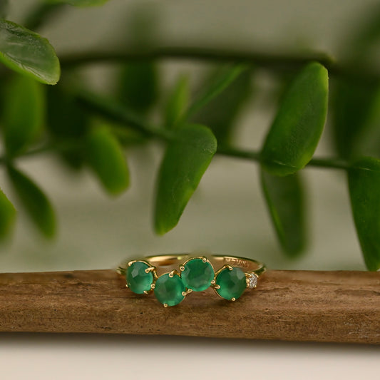 Twisted Setting Ring