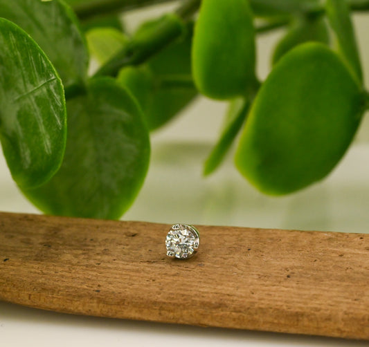 3mm Round 3 Prong - Threaded