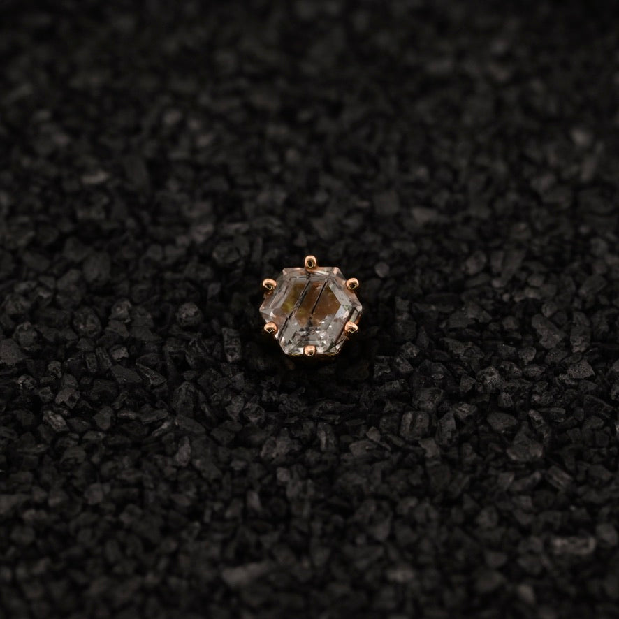 Hexagon Prong 5mm - Threaded