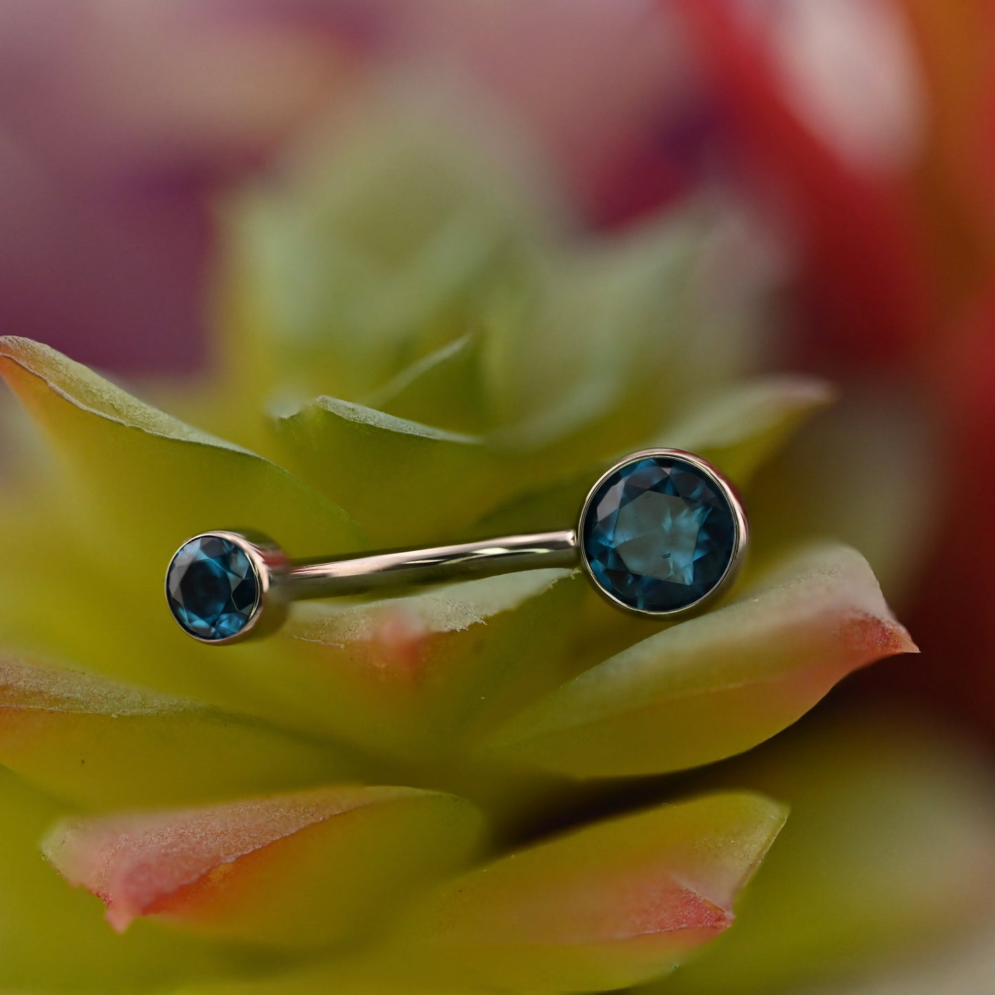 Titanium Bezel Navel Curve