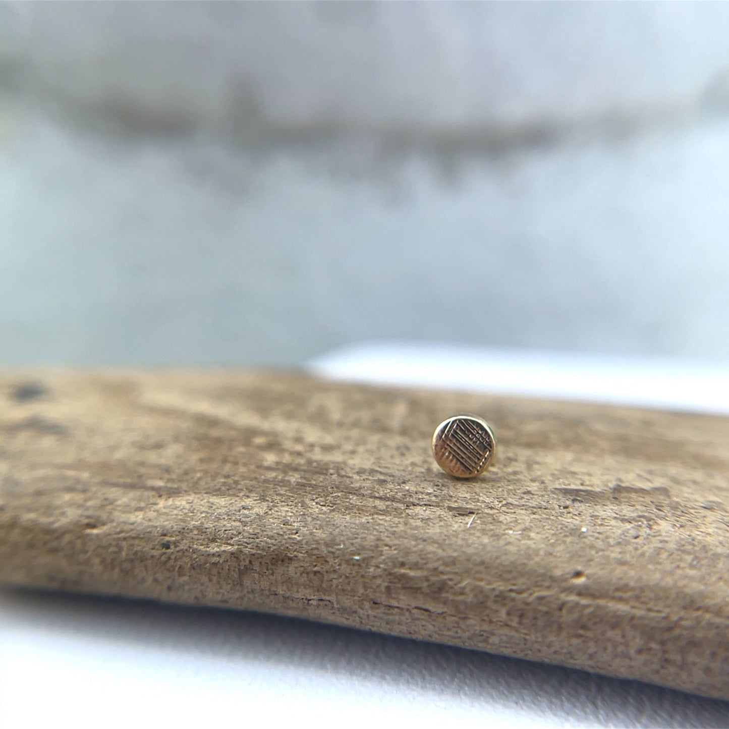 2.5mm Round Disc with Florentine Finish