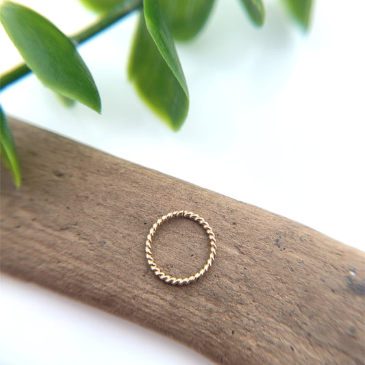 Braided Seam Ring 18g