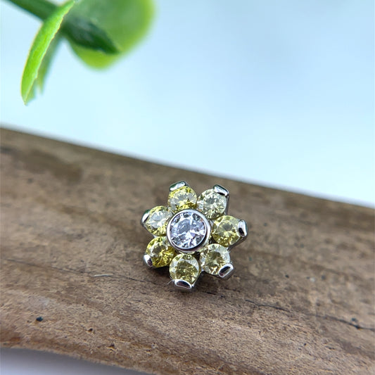Titanium Odyssey Flower - 14g Threaded