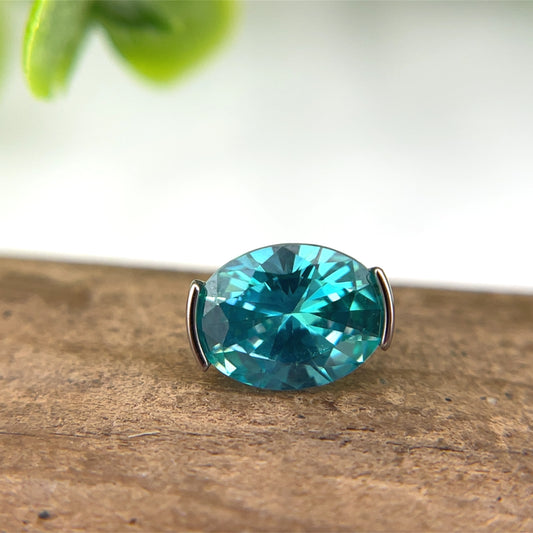 Titanium Oval Prong - Threaded