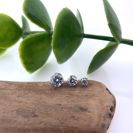 Titanium 3 prong Gem